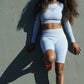 Power Through Seamless Long Sleeve Crop